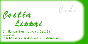 csilla lippai business card